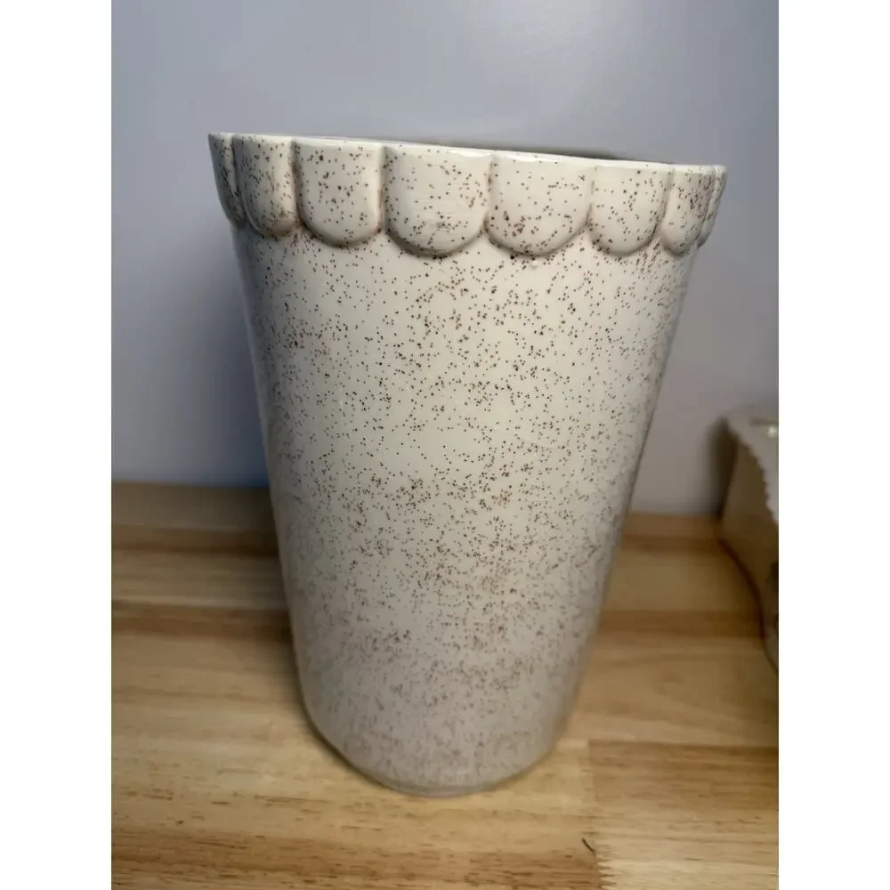 VTG 1983 Gator Mold Ceramic Vanity Bathroom Set of 3 Speckled Blue Floral
